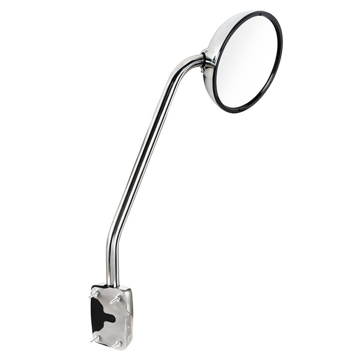 Chrome Hood Mirror For 2013-2021 Kenworth T680 - Passenger