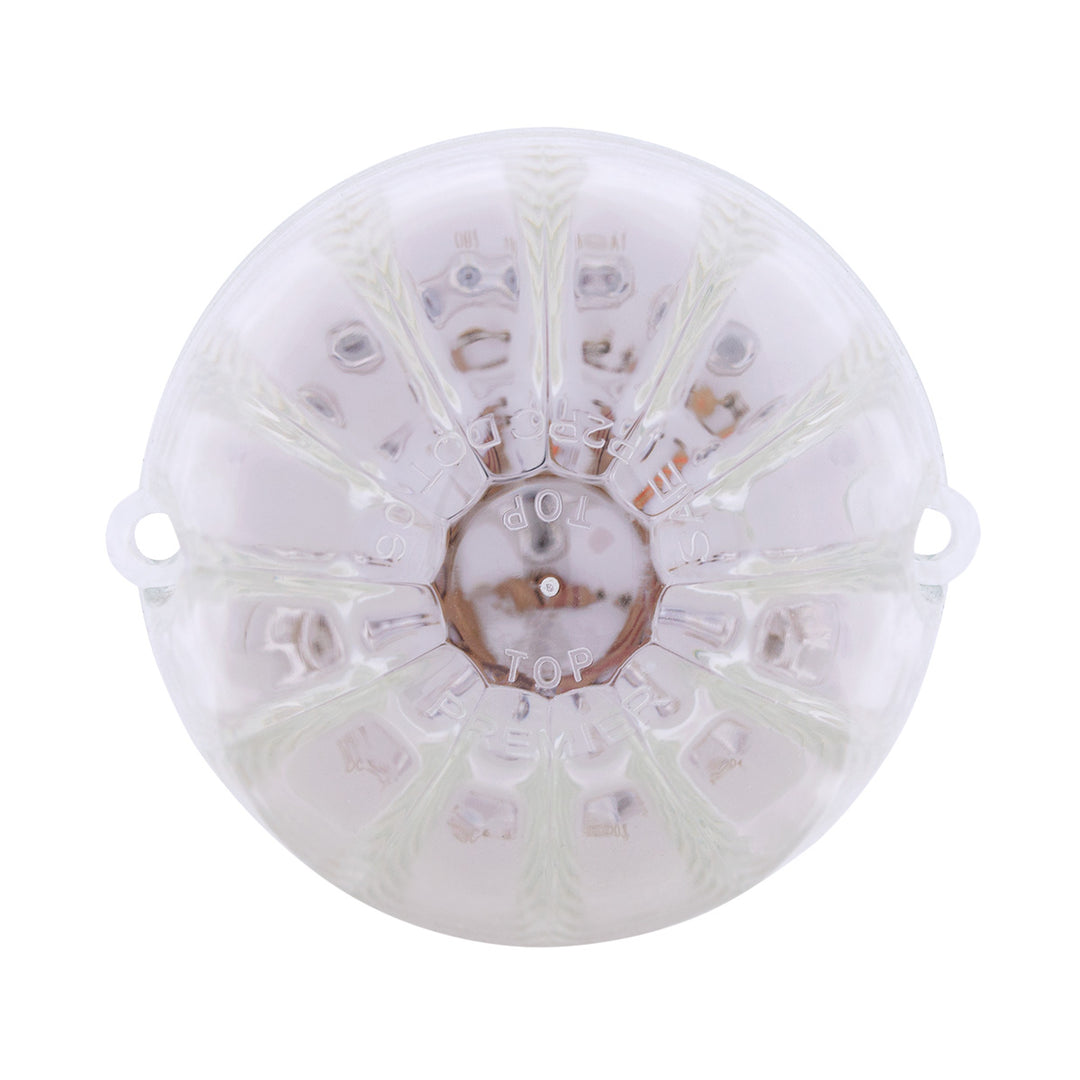 19 LED Watermelon Grakon 1000 Cab Light - Amber LED/Clear Lens