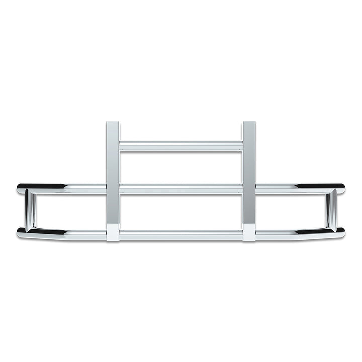 HighwayShield I25 - 304 Stainless Steel Grille Guard &amp; Bracket Kit For 2003-2017 Volvo VNL