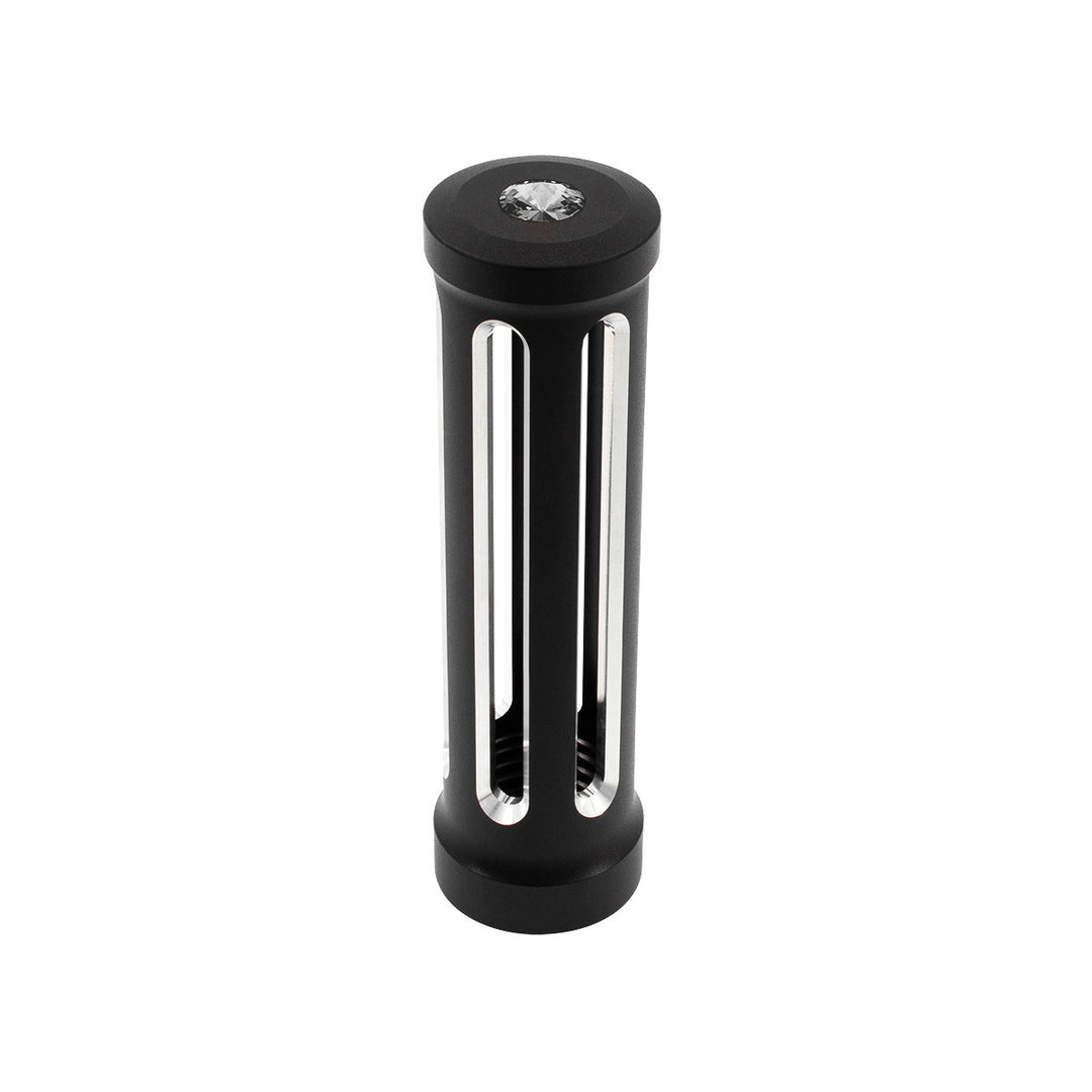 M30 x 3.5 Thread-On Sonoma Style Gearshift Knob - Smoke Crystal/Matte Black