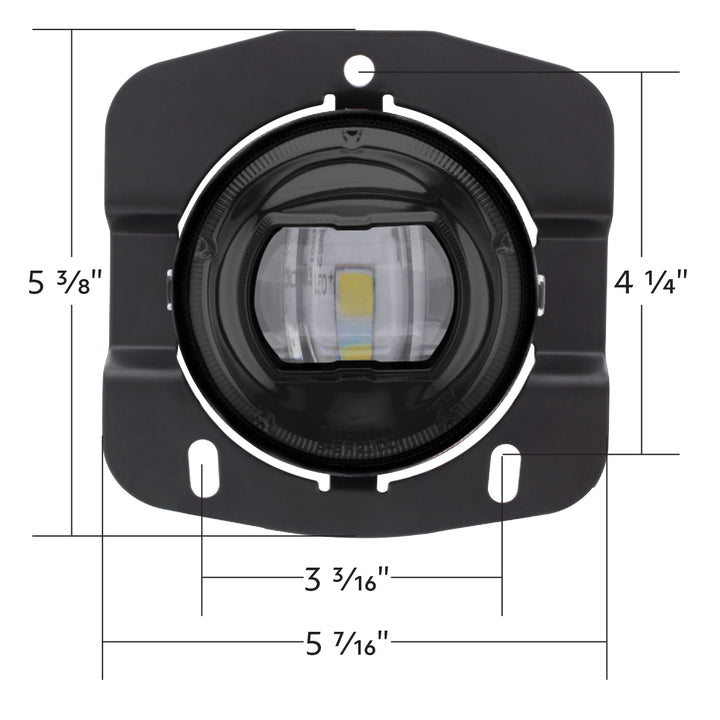 LED Fog Light For 2013-2022 Kenworth 1st Gen T680 - Competition Series - Black