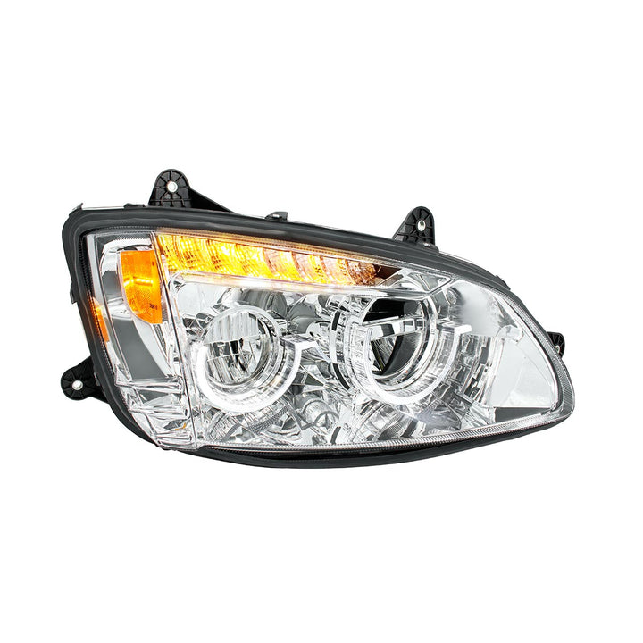 Chrome Full LED Headlight For 2008-2017 Kenworth T660 - Passenger