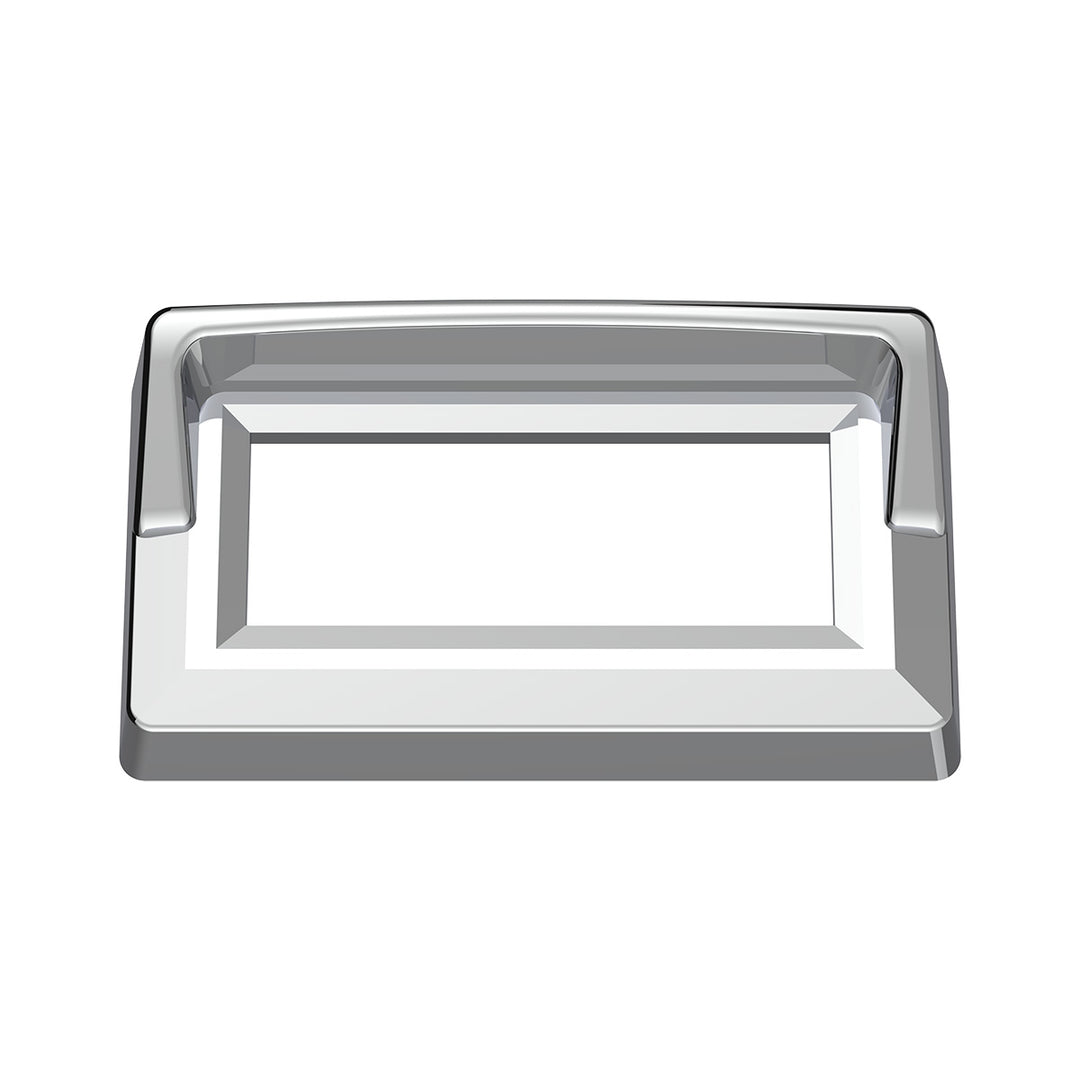 Chrome Plastic Switch Label Covers With Visor For 2005 &amp; Older Kenworth (6-Pack)