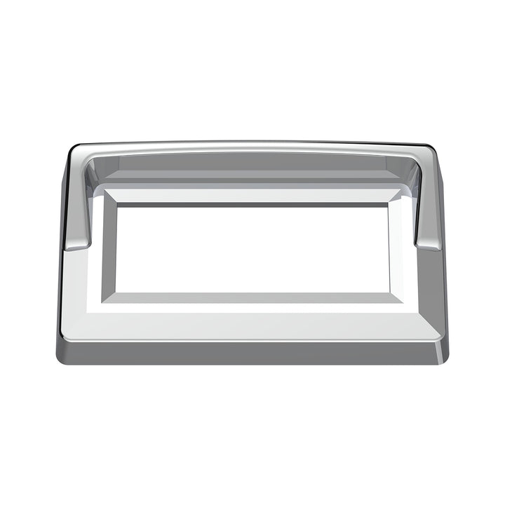 Chrome Plastic Switch Label Covers With Visor For 2005 &amp; Older Kenworth (6-Pack)