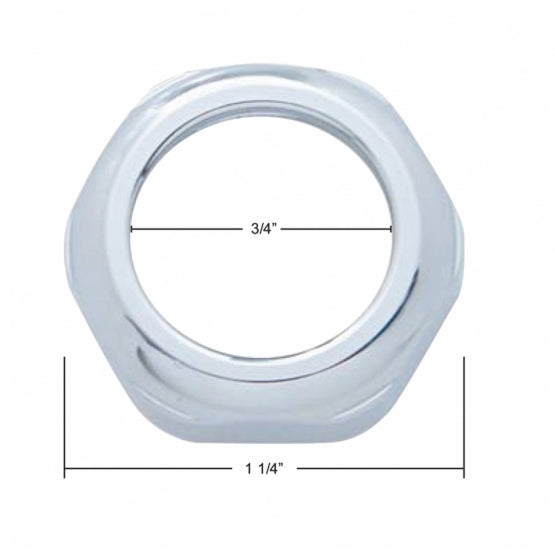 Peterbilt Key Switch Face Nut (Bulk)