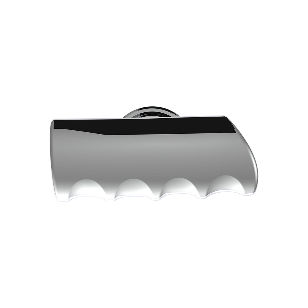Thread-On T-Shape Gearshift Knob With Chrome 13/15/18 Speed Adapter - Chrome