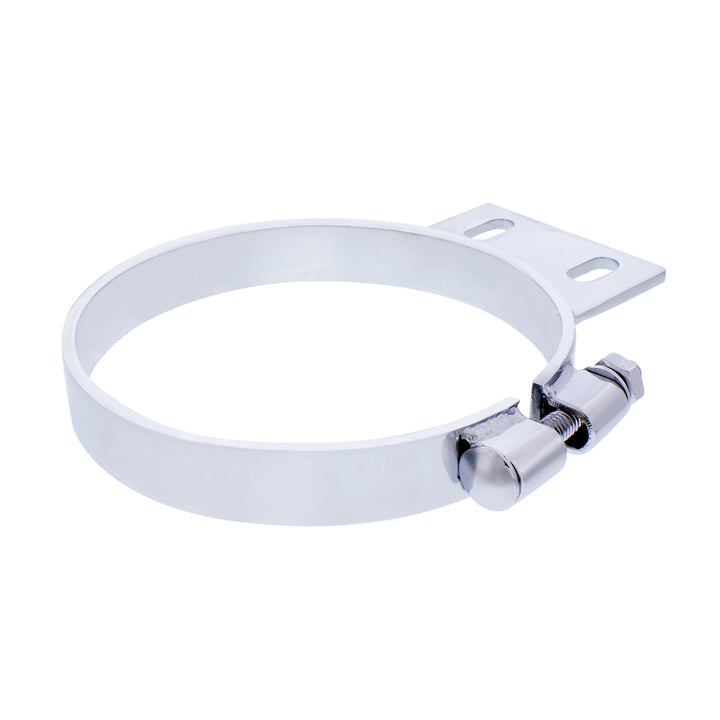6" Chrome Cab Exhaust Clamp For Peterbilt