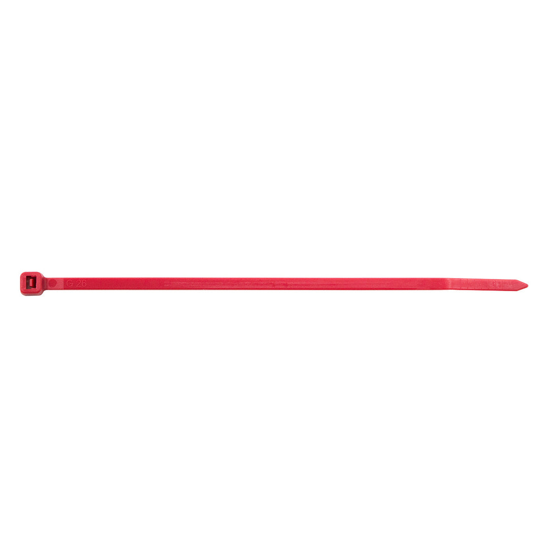 5.5" Red Nylon Cable Zip Ties 40 Lbs (25-Pack)