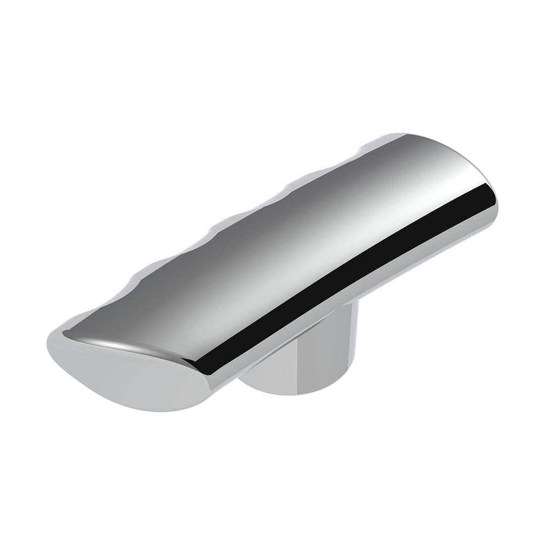 Thread-On T-Shape Gearshift Knob - Chrome