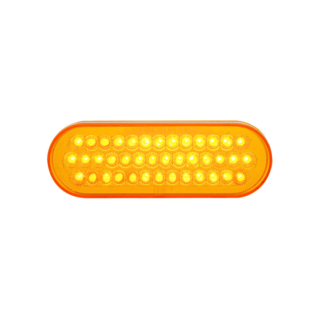 40 LED Oval Turn Signal Light - Amber LED/Amber Lens (Bulk)