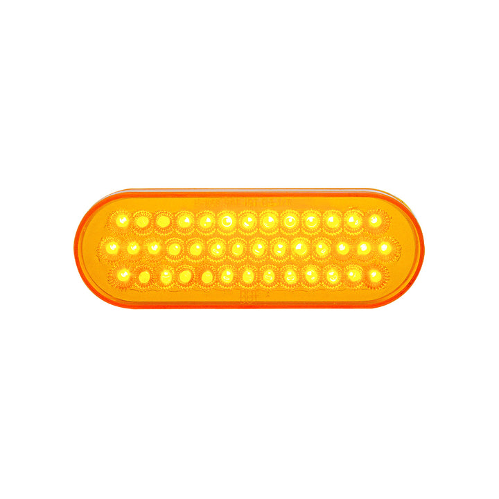 40 LED Oval Turn Signal Light - Amber LED/Amber Lens (Bulk)