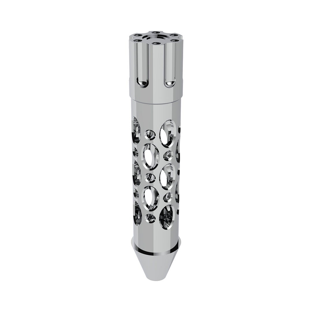 Austin Style Grip Handle With Beer Tap Adapter - Chrome