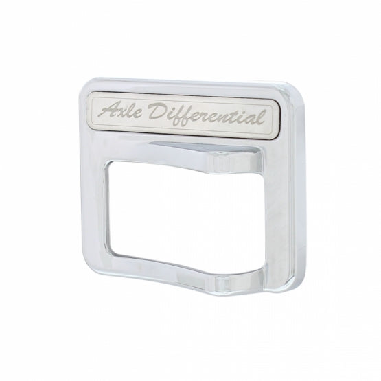 Chrome Rocker Switch Cover For Peterbilt 579 (2013-2019) &amp; 567 (2014-2018) - Axle Differential