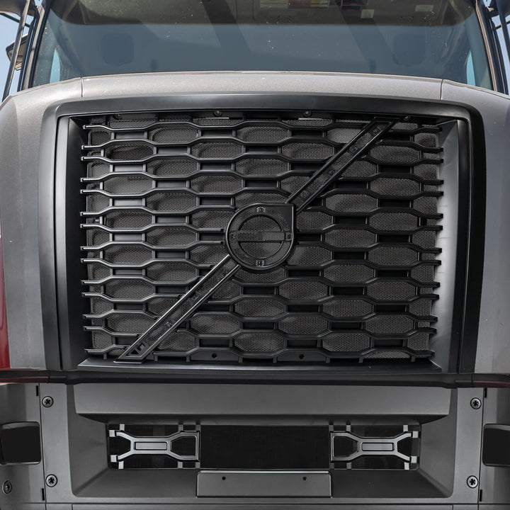 Grille With Bug Screen For 2018-2024 Volvo VNL - Black
