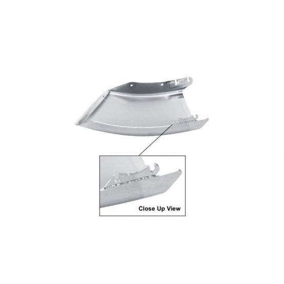24.8" Chrome Bumper End For Freightliner M2 - Passenger