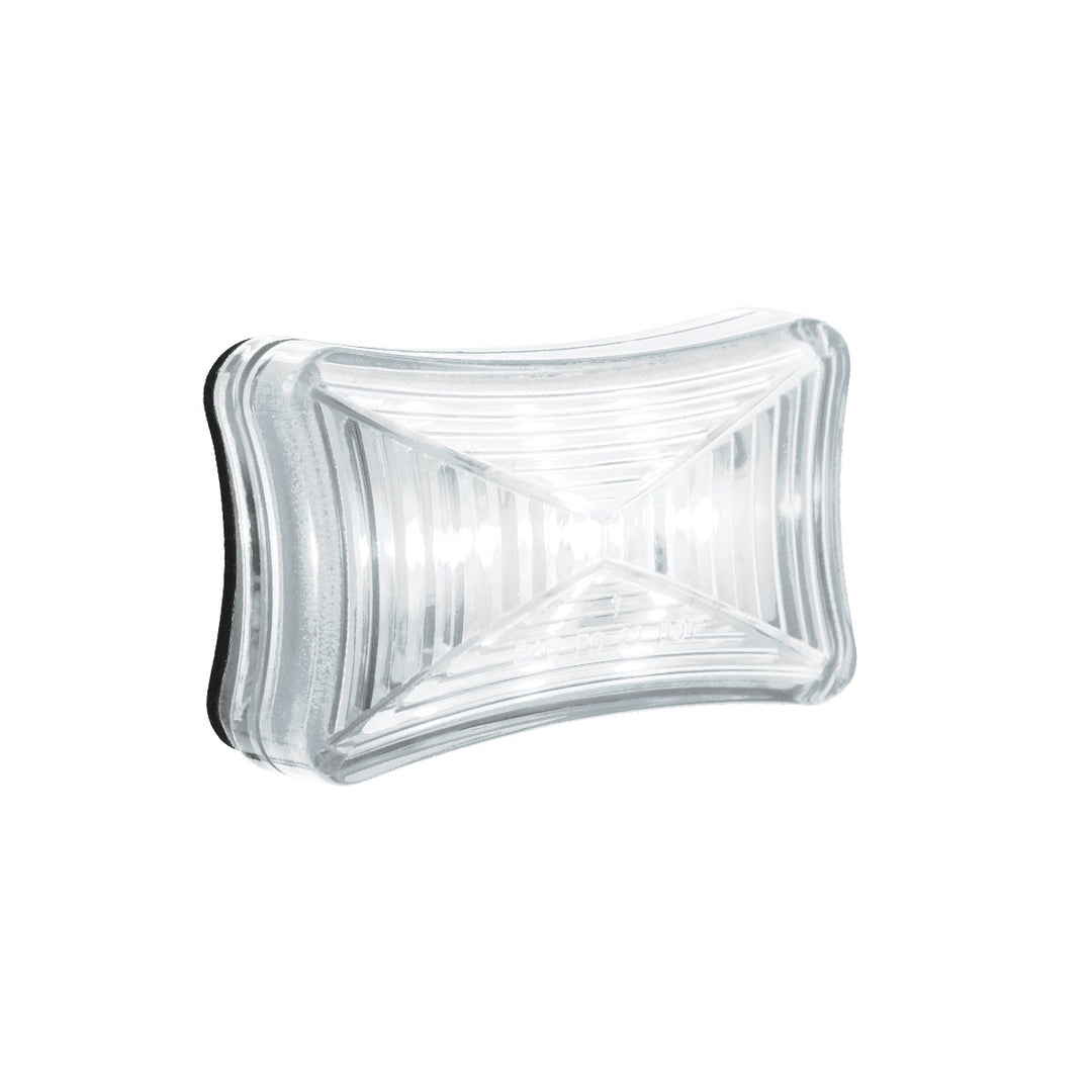 3 LED Rectangular Auxiliary Light - White LED/Clear Lens
