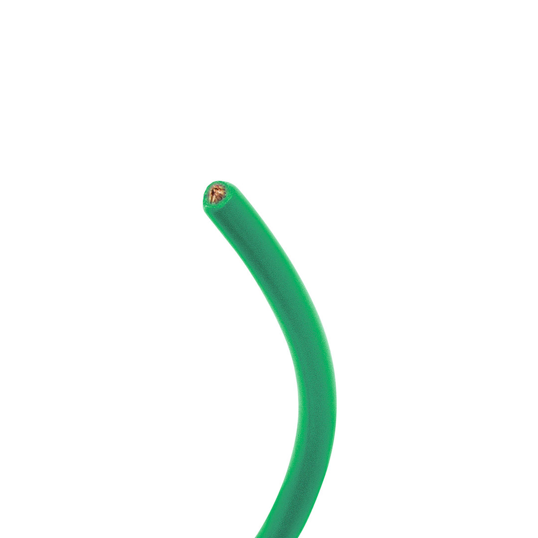 Primary Wire - Rated 80°C 10 AWG, Green 8 Ft.