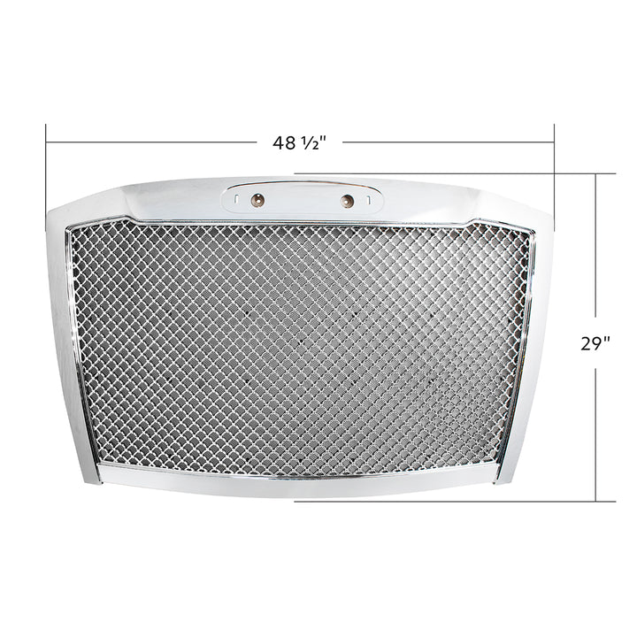Mesh Grille For 2018-2024 Freightliner Cascadia - Chrome