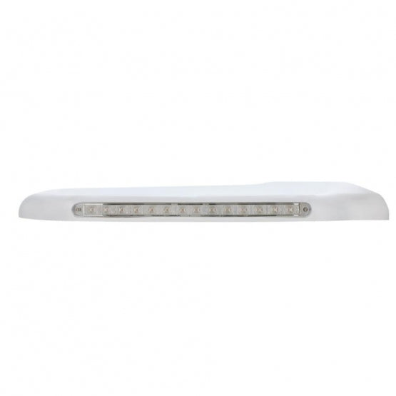14 Amber LED Front Fender Cover For Peterbilt 388 (2008-2015) &amp; 389 (2008-2023) - Clear Lens - Passenger