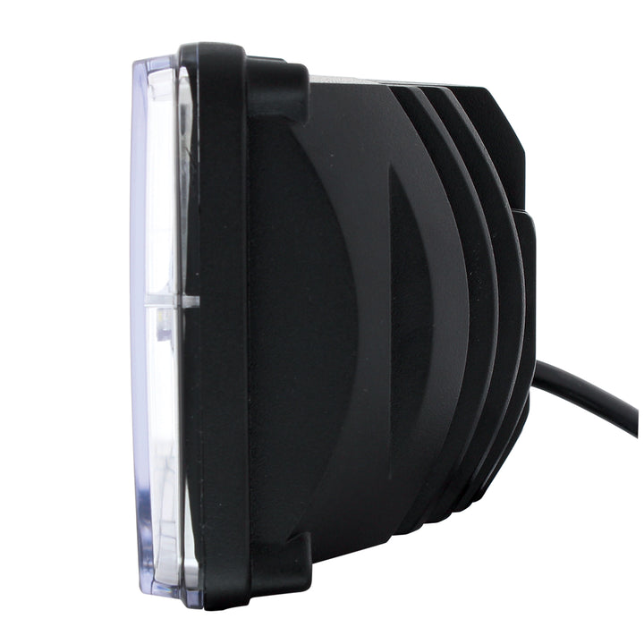 ULTRALIT - 4" x 6" Rectangular LED Headlight With White LED Position Light - Low Beam