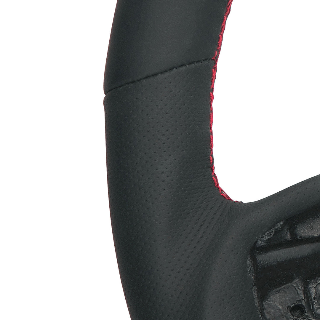 18" YourGrip GT PRO Leather Steering Wheel For 2012-2021 Peterbilt 579 &amp; 2013-2021 Kenworth T680 - Black