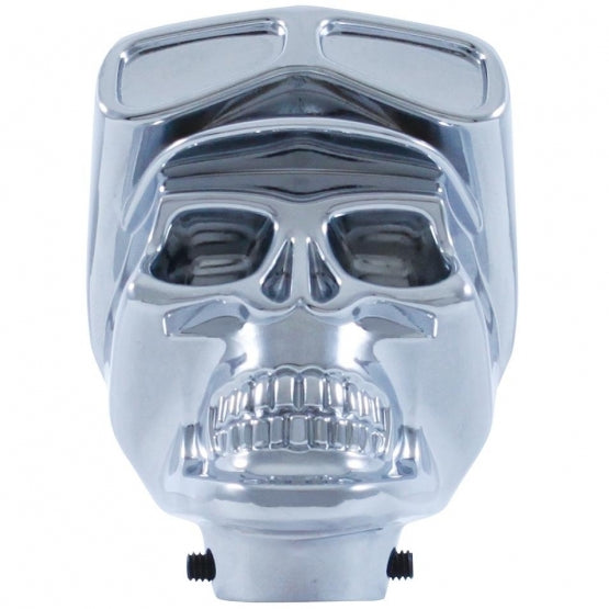 Skull Biker Gearshift Knob Only - Chrome (Bulk)