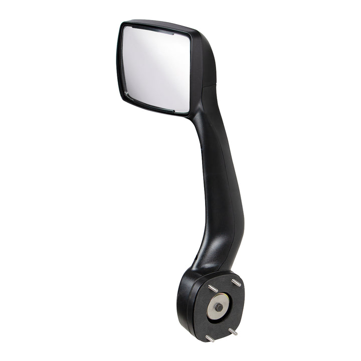 Black Hood Mirror For 2013-2021 Kenworth T680 &amp; 2012-2021 Peterbilt 579 - Driver