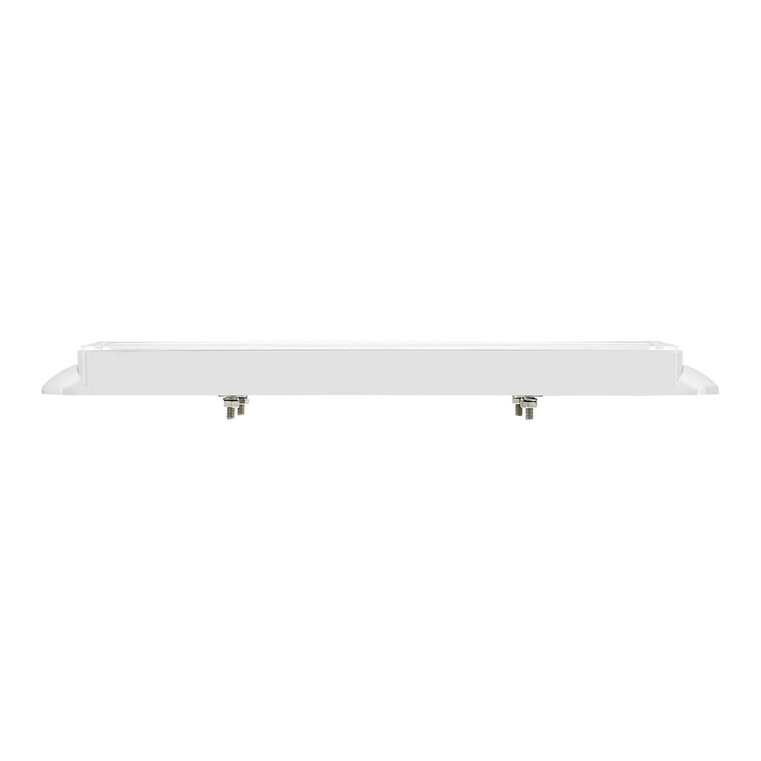 Dual 24 LED Dual Function 12" GloLight Bar With Bezel - Red LED/Clear Lens