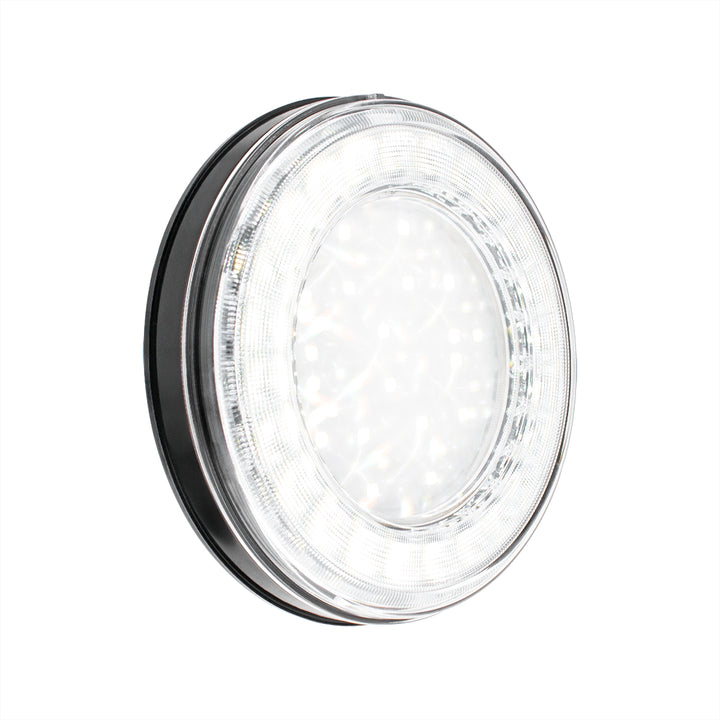 33 LED 4" Round Lumos Light S - Series (Back-Up) - White LED/Clear Lens