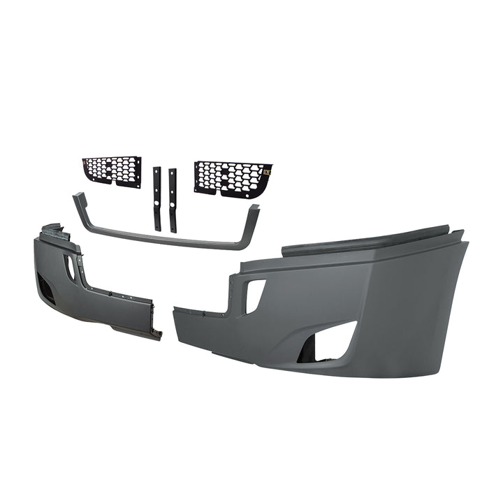 5 - Piece Bumper Kit With Fog Light Opening For 2018-2024 Freightliner Cascadia