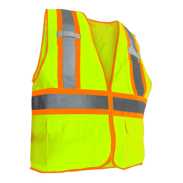RigGear High Visibility Reflective Yellow Safety Vest - Medium