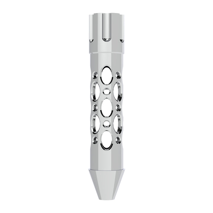 Austin Style Grip Handle With Beer Tap Adapter - Chrome