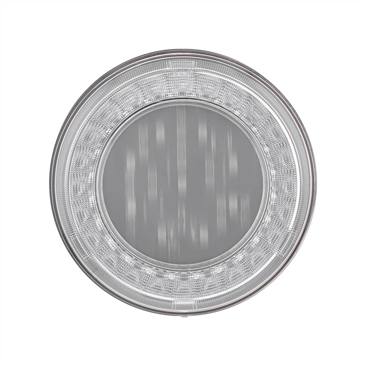 33 LED 4" Round Lumos Light X - Series (Stop, Turn &amp; Tail) - Red LED/Clear Lens