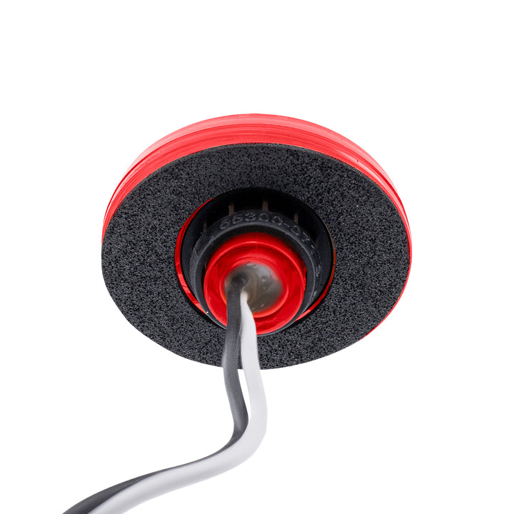 3 LED Oval Clearance/Marker Light - Red LED/Red Lens