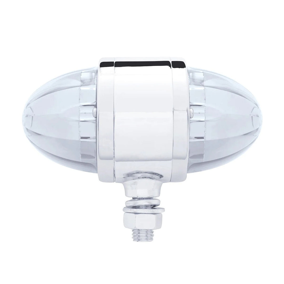 34 LED Watermelon Double Face Light W/Chrome Housing - Red LED/Red Lens