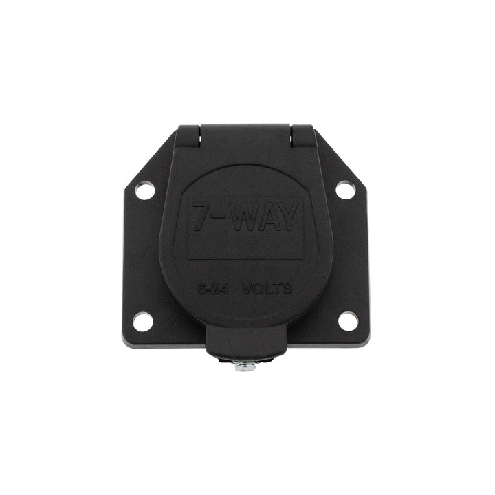 Round 7 - Way Male Connector - Flat Pin