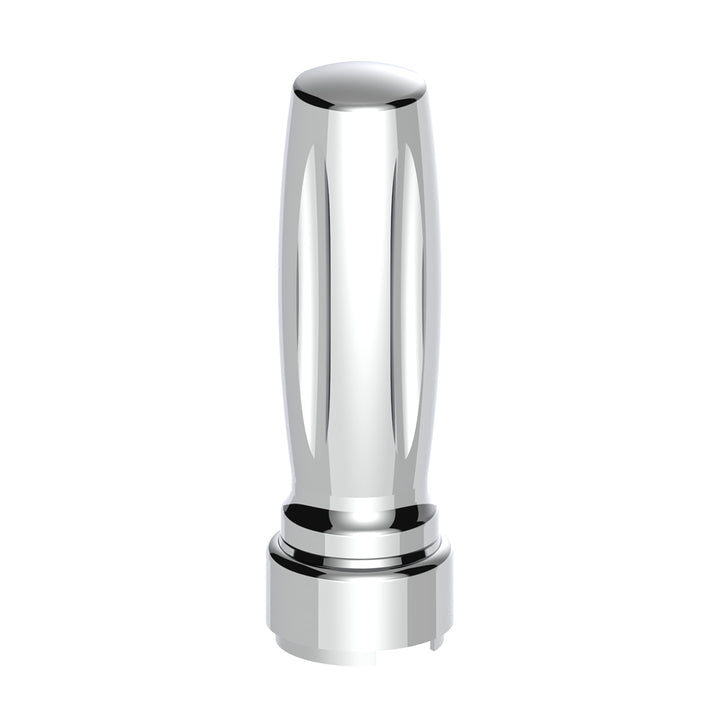 M30 x 3.5 Thread-On Vegas Style Gearshift Knob With 9/10 Speed Adapter - Chrome/Vertical