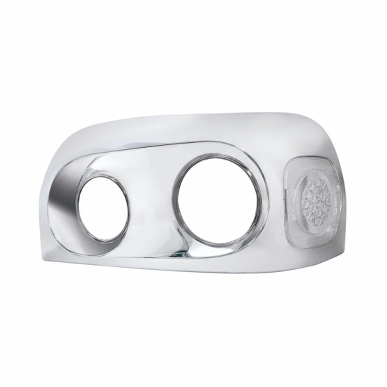 Chrome Headlight Bezel For 2005-2010 Freightliner Century - Driver