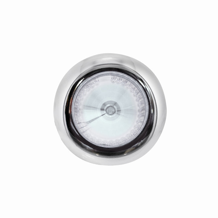 4 LED Dual Function 3/4" Mini Spike Light With Stainless Steel Bezel (Clearance/Marker) - Red LED/Clear Lens