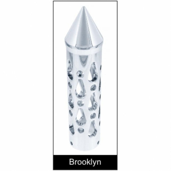 9" Chrome Air Horn Lever Set With "Brooklyn" Grip
