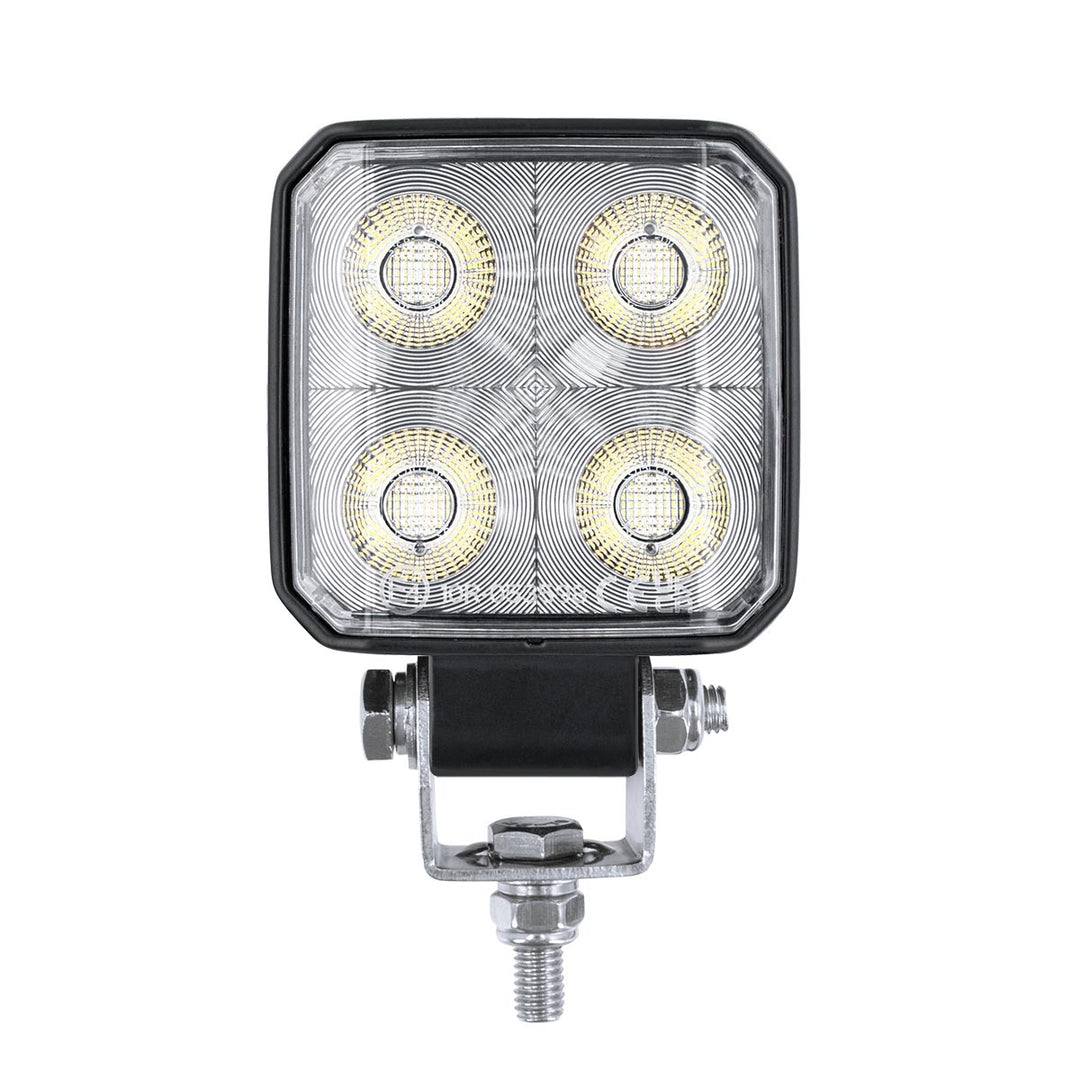 4 LED High Power 3" Square Work Light - Flood