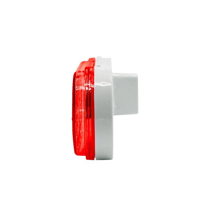35 LED 6" Reflector Oval Sequential Turn Signal Light - Red LED/Red Lens