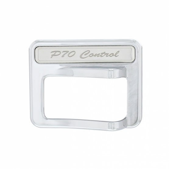 Chrome Rocker Switch Cover For Peterbilt 579 (2013-2019) &amp; 567 (2014-2018) - PTO Control