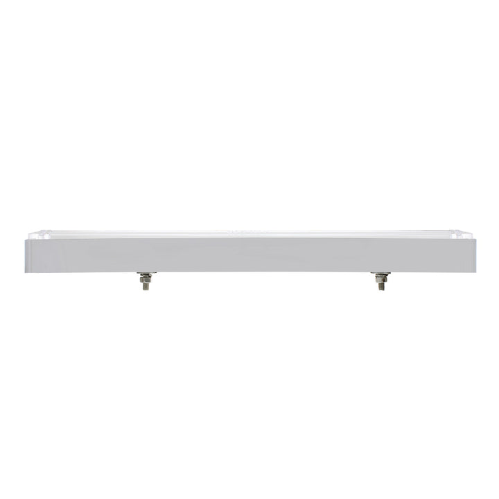 24 LED Dual Function 12" GloLight Bar With Bezel - Amber LED/Clear Lens