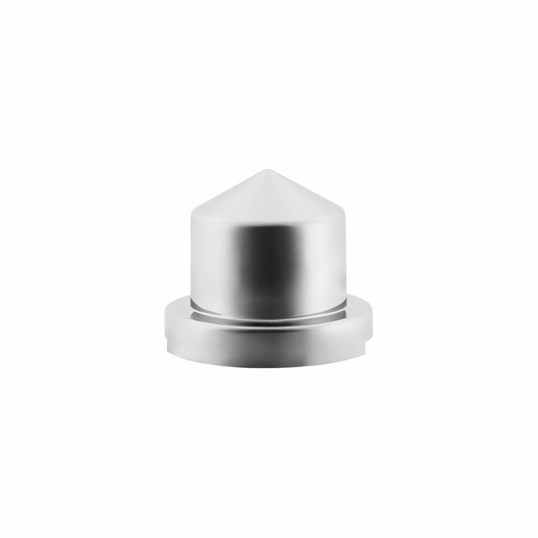9/16" x 7/8" Chrome Plastic Pointed Nut Cover - Push-On