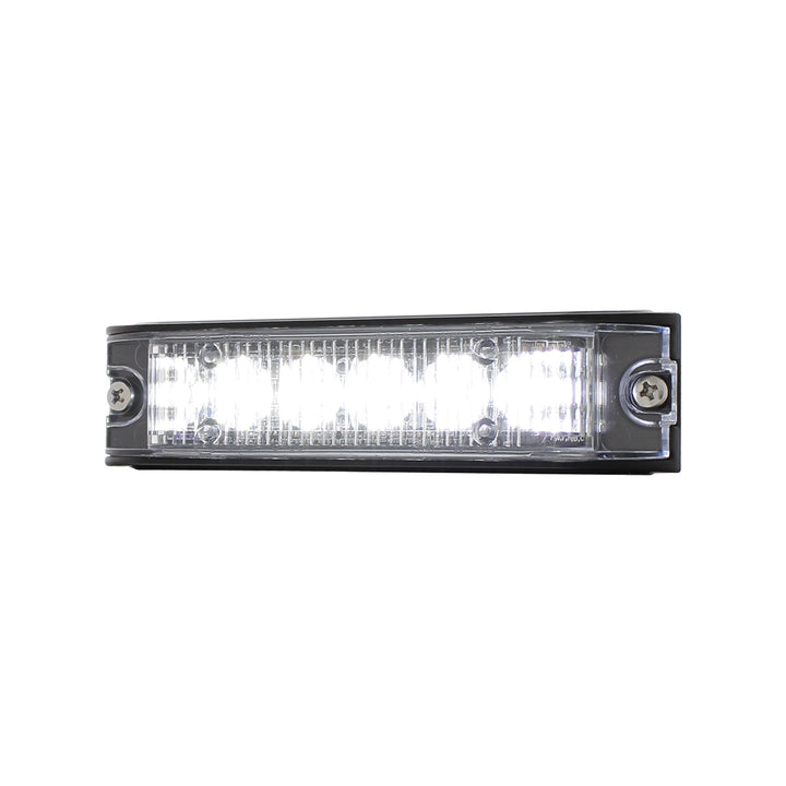 6 High Power LED Low Profile Warning Lighthead - White LED