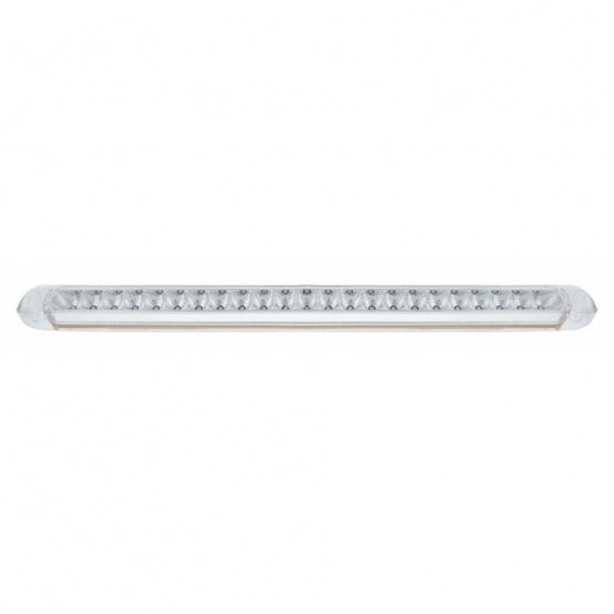 23 SMD LED 17-1/4" Reflector Turn Signal Light Bar Only - Amber LED/Clear Lens (Bulk)