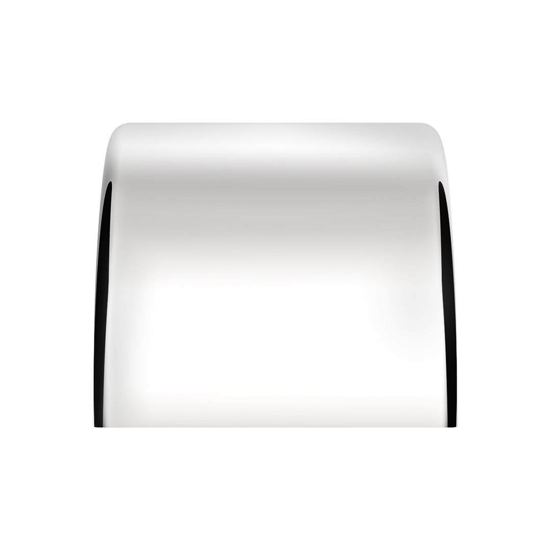 80" 430 Stainless Steel (16ga) Roll Formed Edge Smooth Half Fender - Stainless Steel Series (Pair)