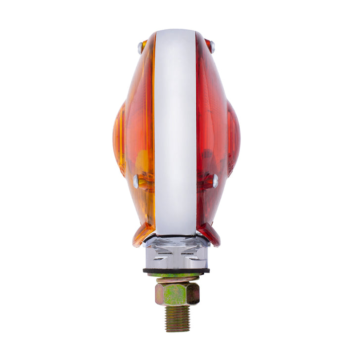 Double Face Turn Signal Light With 1157 Bulb - Amber &amp; Red Lens