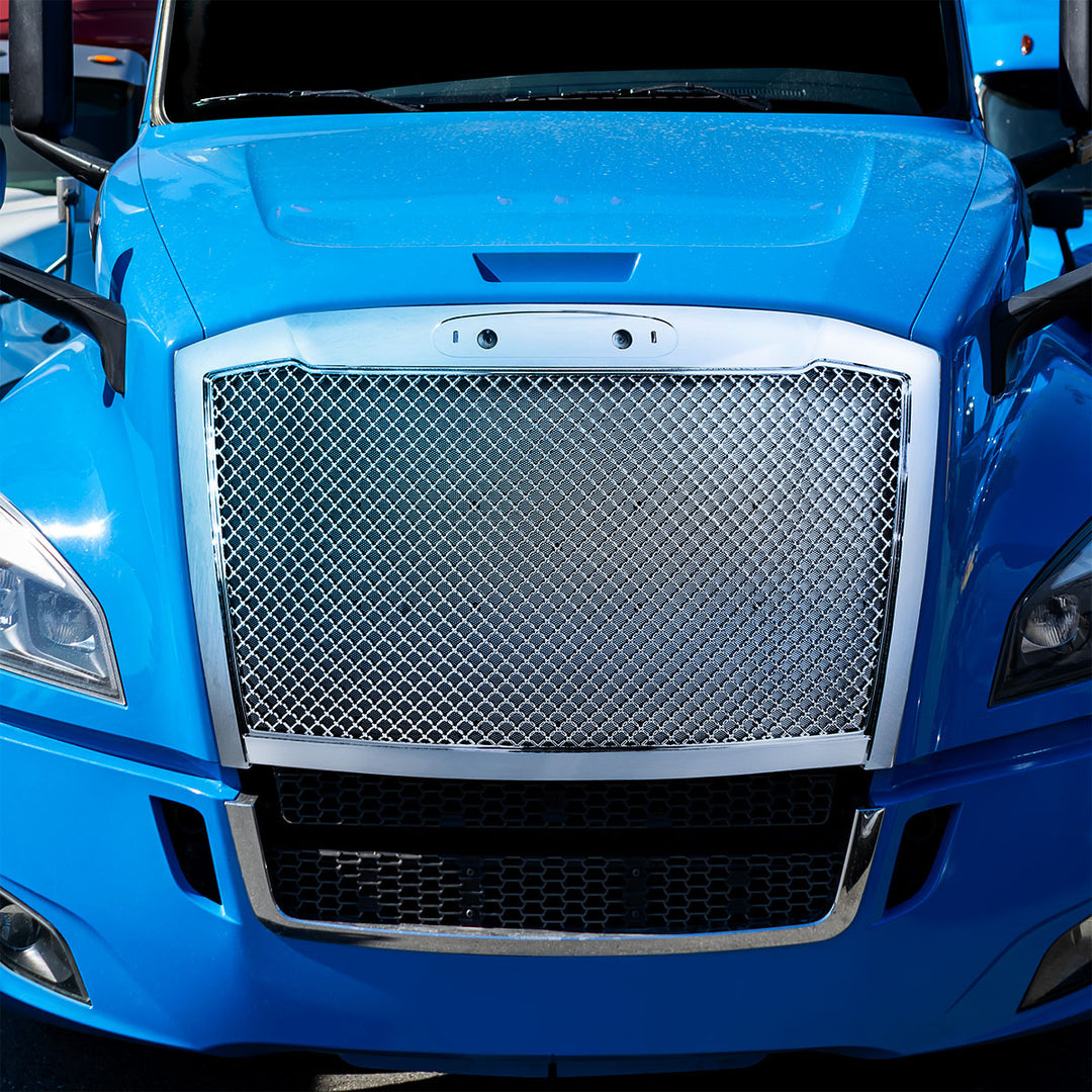 Mesh Grille For 2018-2024 Freightliner Cascadia - Chrome